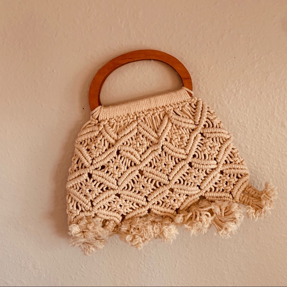Macrame handbag - Picture 1 of 3